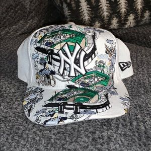 NY Yankee’s hat with the Stadium embroidered.